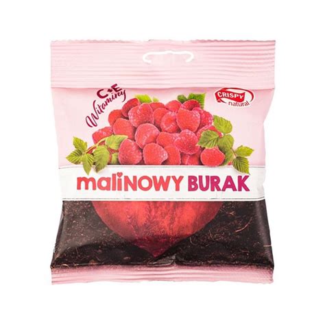 Malinowy Burak Plastry Buraka Z Sokiem Malinowym 18g Crispy Natural