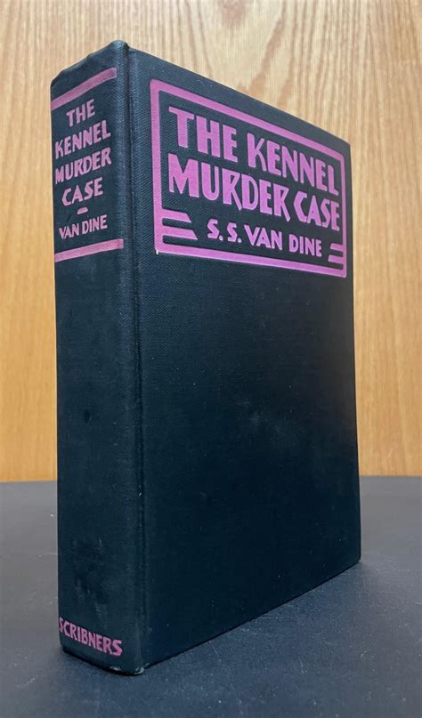 The Kennel Murder Case By S S Van Dine Very Good Hardcover 1933