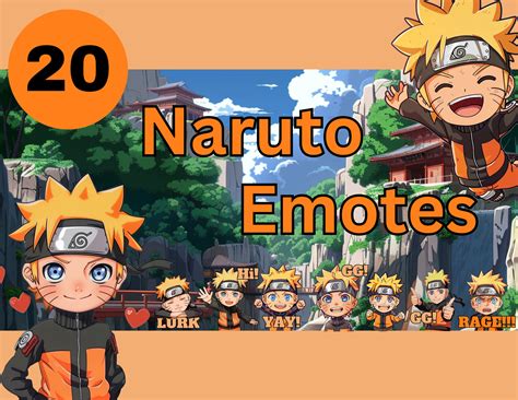 Twitch Naruto Emotes - Etsy