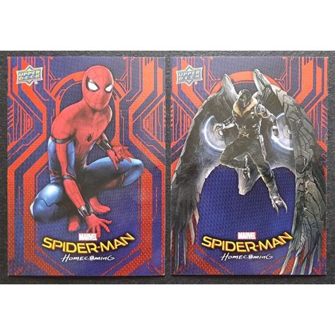 Complete Set Upper Deck Marvel Spiderman Homecoming Mcu Trading