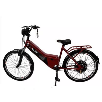 Bicicleta Elétrica Duos Confort 800 Watts Cereja Shopbike