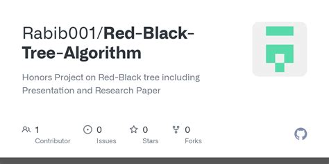 GitHub - Rabib001/Red-Black-Tree-Algorithm: Honors Project on Red-Black tree including ...