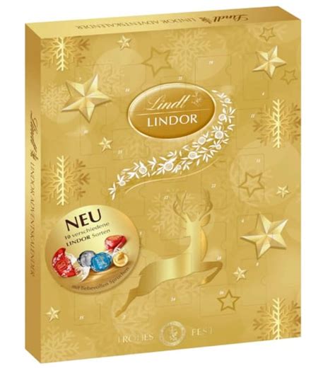 Lindt Lindor Kalendarz Adwentowy Czekolada R Ne Nadzienia G Lindt