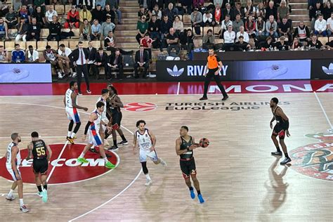 AS Monaco Narrowly Misses Victory In EuroLeague Clash With Anadolu Efes