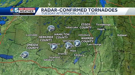 At Least Five Tornadoes Confirmed By Radar In New York Four Others By Storm Survey