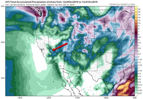 Mammoth Mountain Weather & Snowmaking Forecast 10-20-2019