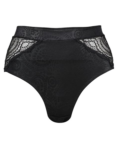 Riachuelo Calcinha Hot Pant Riachuelo Microfibra Renda Preto