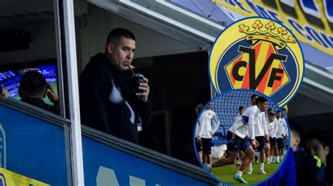 Riquelme Est Atento El Villarreal Mira De Cerca A Un Jugador De Boca