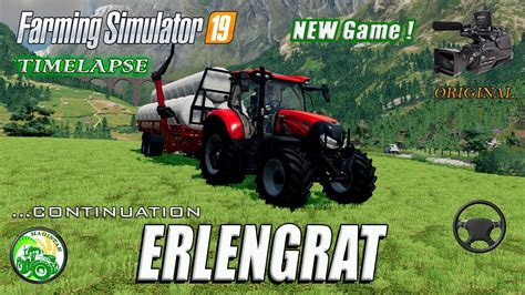 Fs19, FS-22, Farming Simulator, #2-ERLENGRAT. TIMELAPSE. Прохождение ...