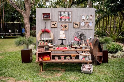 Karas Party Ideas Rustic Camping Birthday Party Karas Party Ideas