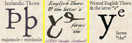 Ye olde letter thorn | Religious Forums