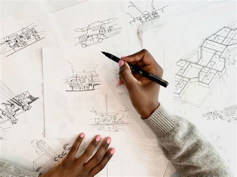 Architecture sketch on tracing paper | Architecture sketch, Design ...