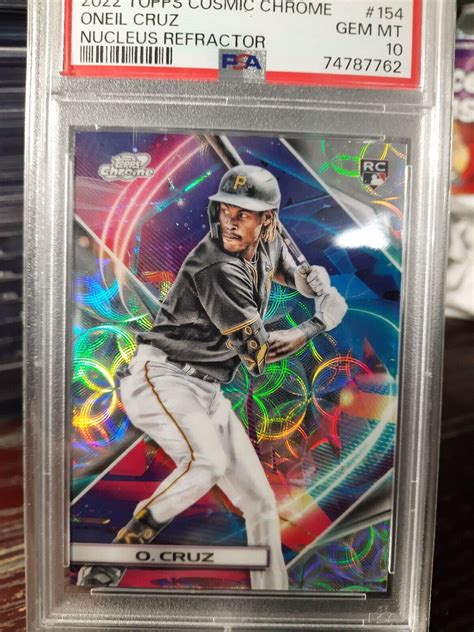 Oneil Cruz Topps Chrome Cosmic Nucleus Refractor Price Guide