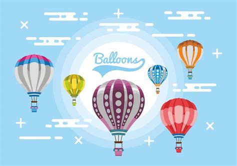Hot Air Balloons Vector Design 150857 Vector Art At Vecteezy