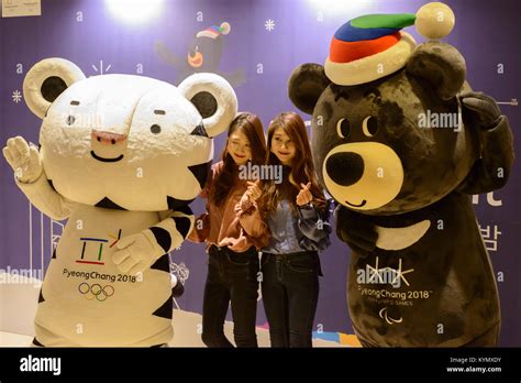 2018 Korea Winter Olympic Mascot Soohorang And Paralympic Mascot