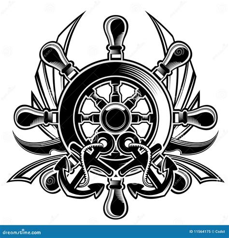 Pirate Ship Wheel Coloring Pages