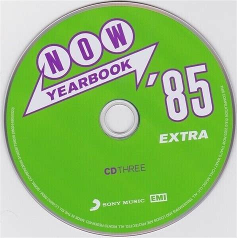 Now Yearbook 1985 Extra 2023 New Sealed 3cd Box Set What I Call Music