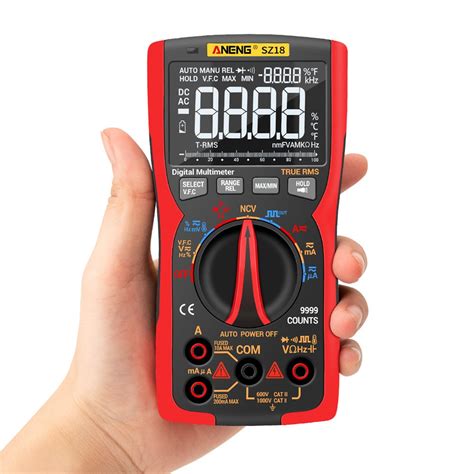 Aneng Sz18 9999 Counts Professional True Rms Digital Multimeter Analog Tester Multimetro Diy