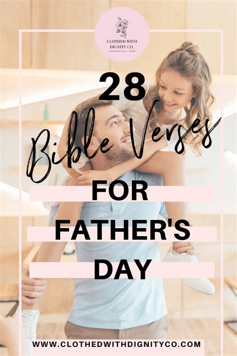 28 Bible Verses For Fathers Day