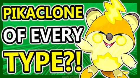 A Pikachu Clone Of Every Type Youtube