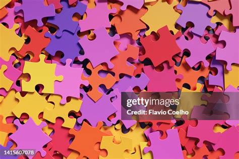 Jigsaw Puzzle Pieces Background High-Res Stock Photo - Getty Images