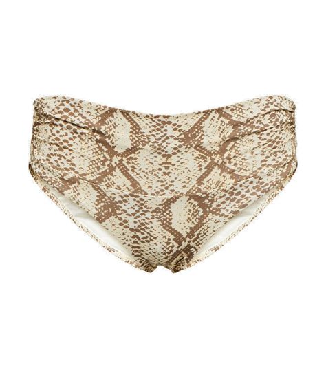 Melissa Odabash Bel Air Snake Print Bikini Bottoms Melissa Odabash