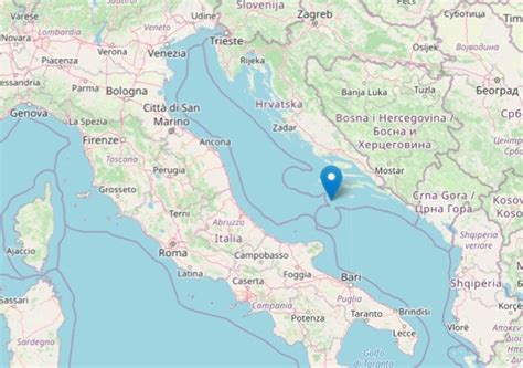 Forte Scossa Di Terremoto Nel Mare Adriatico Nessun Danno