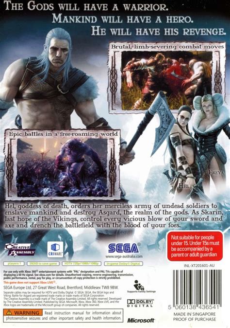 Viking Battle For Asgard Cover Or Packaging Material Mobygames