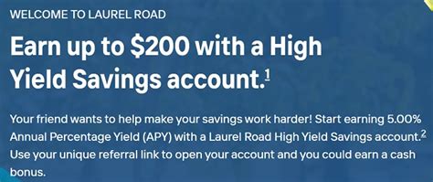 Laurel Road High Yield Savings Account 200 Bonus 500 Apy Nationwide