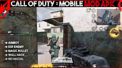 Call Of Duty Mobile Mod Apk Global Garena Android Ios Pc Aimbot Magic Bullet Wall