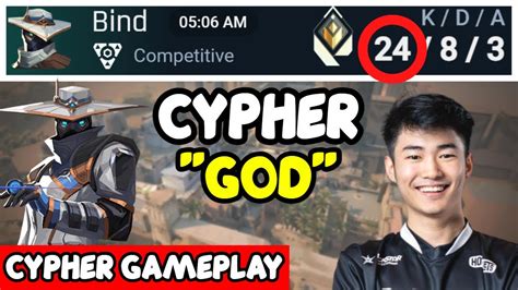 Nrg S M Plays Cypher On Bind Valorant Pro Gameplay Youtube