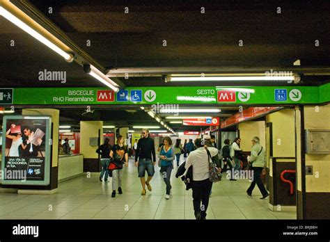 Subway, Milan, Italy Stock Photo - Alamy