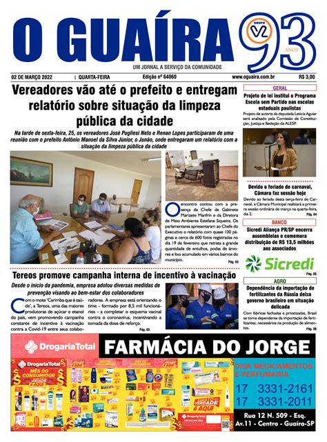 Calaméo JORNAL O GUAIRA 02 03 2022