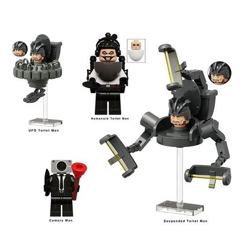 Skibidi Toilet Series 13 Minifigures - Custom Machinima Brick Toys Set in 2024 | Mini figures ...