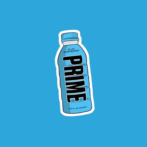 Blue Prime Sticker Drink Prime Prime Hydration KSI Logan Paul KSI Prime ...