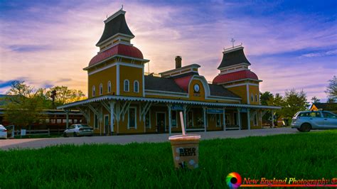 New England Photography Conway Scenic Railroad Station In North