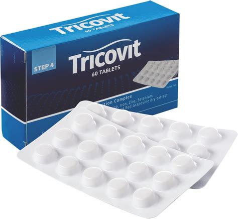 Amazon.com: Tricovit Tablets Hair Growth Vitamins to Support Healthy ...