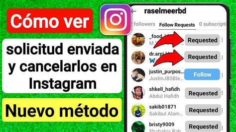 Cómo Ver las Solicitudes Enviadas en Instagram en 2023 CANCELAR las