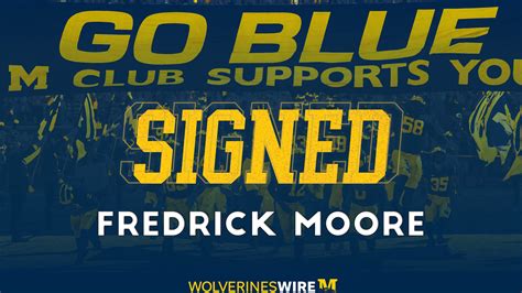 Early Signing Day: Fredrick Moore signs with Michigan football