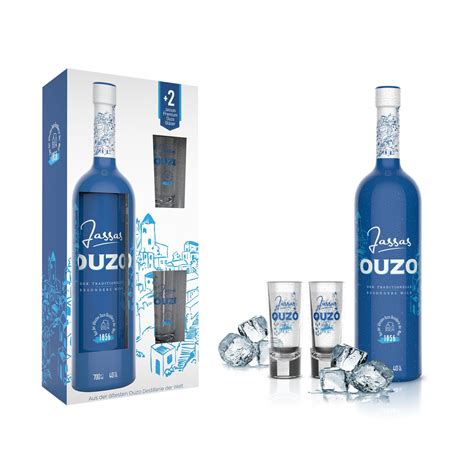 Jassas Ouzo 40 07l 2 Gläser In Geschenkbox Bei Jassas Kaufen 19