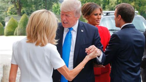 Trump Tells Brigitte Macron ‘youre In Such Good Shape Cnn Politics