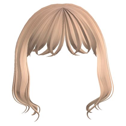 Wavy Lush Bangs In Blonde Roblox