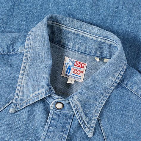 Levis Vintage Clothing 1955 Sawtooth Denim Shirt Wild Thyme End