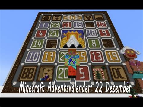 Minecraft Adventskalender 22 Dezember YouTube