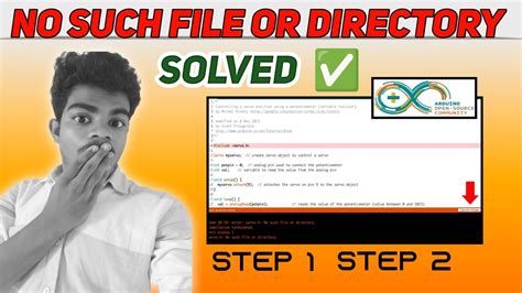 Easy Steps To Solve No Such File Or Directory Error How To Add