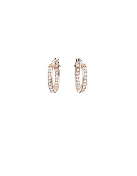 Orecchini Duo Moon Gioielli Swarovski Placcato Oro Rosa 5440458