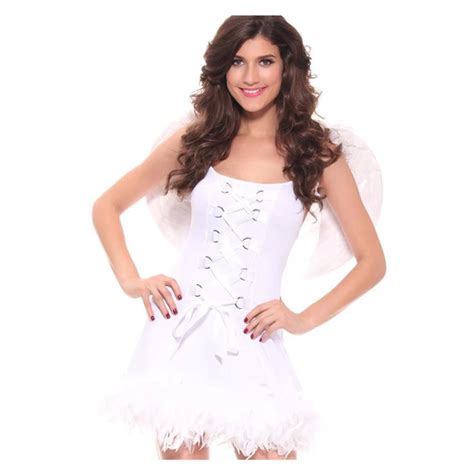 Moonight Sexy Angel Costume Adult Women Cosplay Party Halloween Fancy