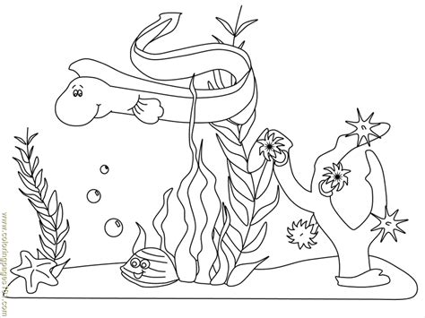 Ocean Scenes Coloring Pages Coloring Nation