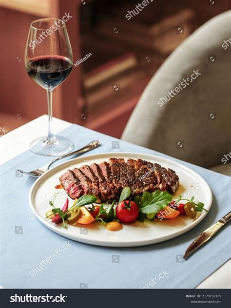 Portion Gourmet Roasted Beef Meat Steak Stock Photo 2179192109