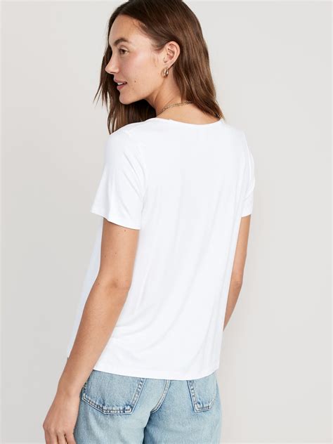 Luxe V Neck T Shirt Old Navy